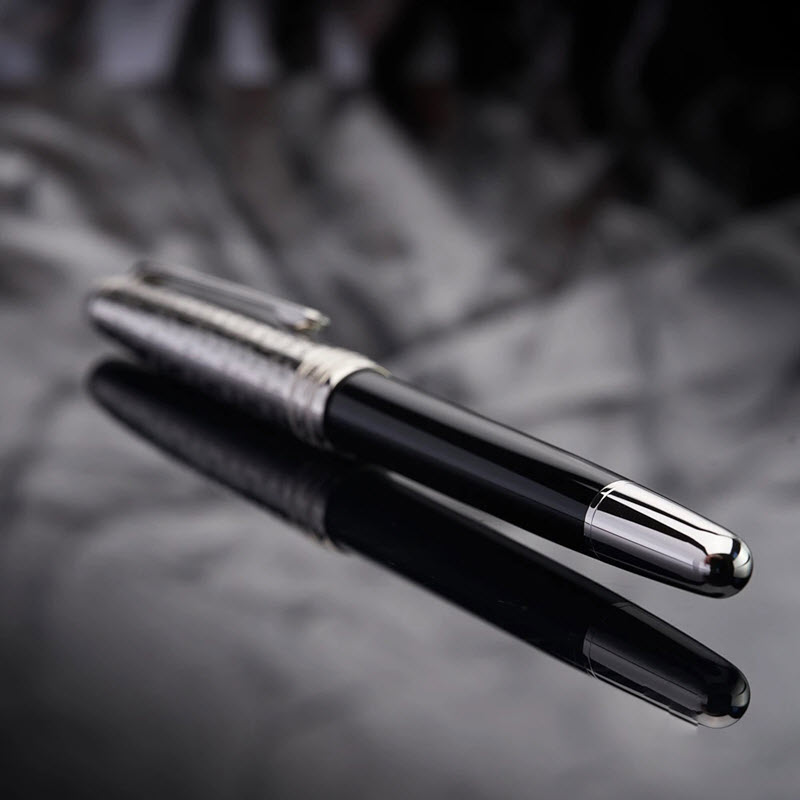 Bút bi Montblanc Solitaire Doue UNICEF Classique Platin Rollerball