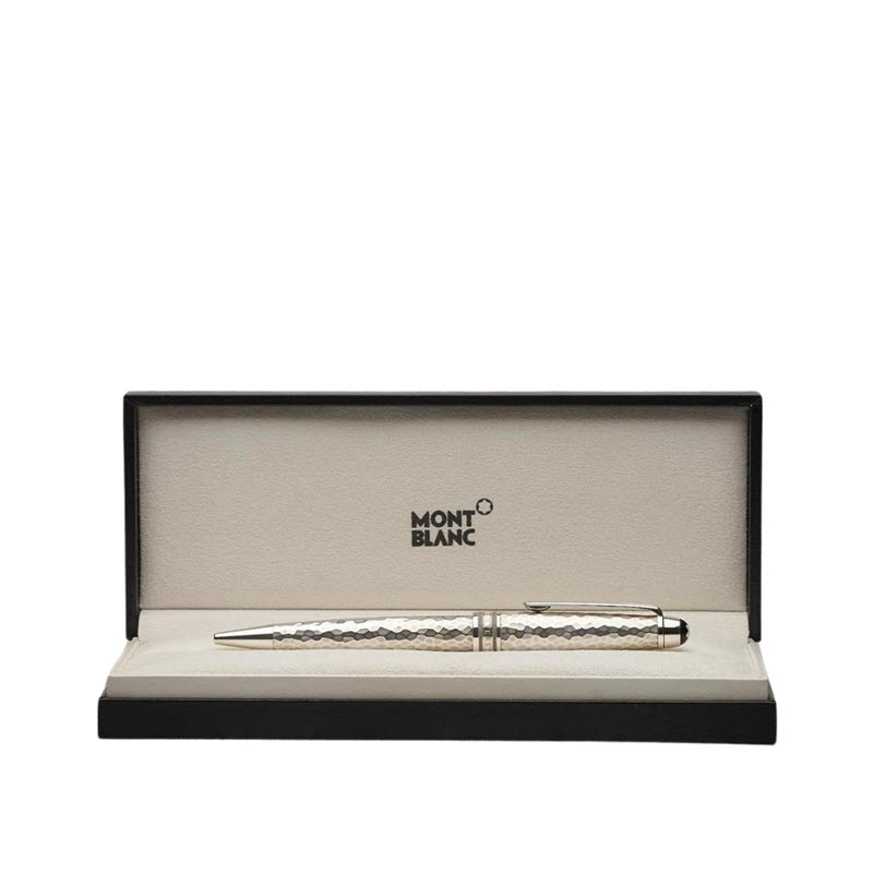 Bút bi ký tên Montblanc Meisterstück Solitaire Martelé Silver Le Grand Roller