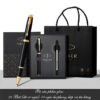 Bộ quà tặng bút ký lông bi Parker IM X-Black GT TB4-1975576 cao cấp tặng sếp, đồng nghiệp, đối tác