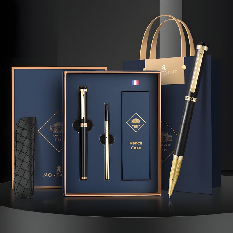 Bút ký dạ bi cao cấp MT089 màu đen làm quà tặng