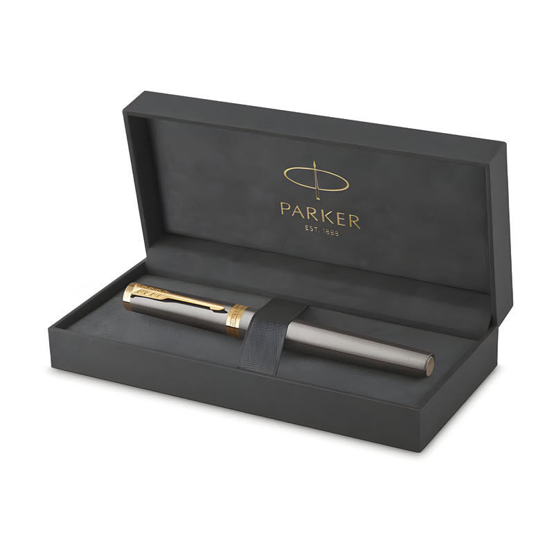 Bút lông bi ký tên cao cấp Parker INGNTY GREY GT 2213794 chính hãng