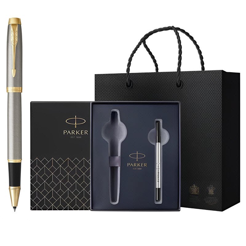 Bộ quà tặng bút ký Parker lông bi IM X BS Metal GT TB4 1975578 cao cấp